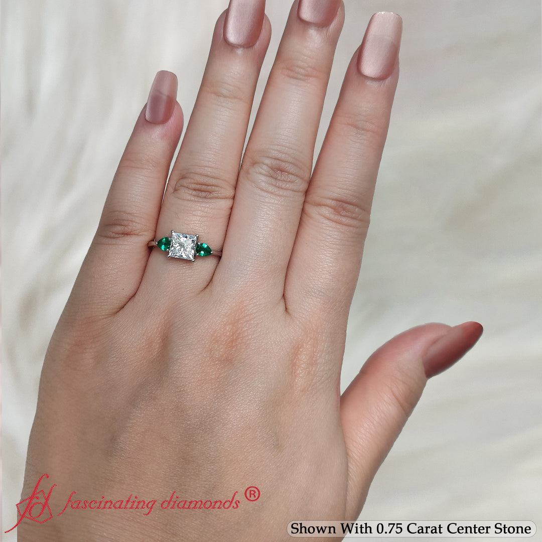 pear-diamond-cathedral-princess-cut-engagement-ring-with-emerald-in-white-gold-fdenr9210pr