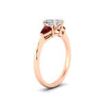 Load image into Gallery viewer, pear-diamond-cathedral-princess-cut-engagement-ring-with-ruby-in-rose-gold-fdenr9210prrgrudrangle2-nl-rg.jpg?v=1758084761
