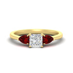 Load image into Gallery viewer, pear-diamond-cathedral-princess-cut-engagement-ring-with-ruby-in-yellow-gold-fdenr9210prrgrudrsleep-nl-yg_b1f74339-e594-425d-89bf-9e4dc6ed1d3a.jpg?v=1758084928

