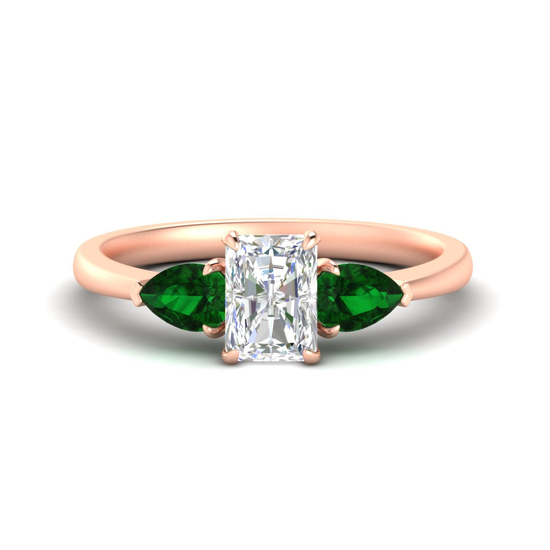 pear-diamond-cathedral-radiant-cut-engagement-ring-with-emerald-in-rose-gold-fdenr9210rargemgrsleep-nl-rg