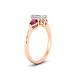 Load image into Gallery viewer, pear-diamond-cathedral-radiant-cut-engagement-ring-with-pink-sapphire-in-rose-gold-fdenr9210rargsadrpiangle2-nl-rg.jpg?v=1757584371
