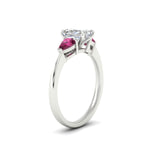 Load image into Gallery viewer, pear-diamond-cathedral-radiant-cut-engagement-ring-with-pink-sapphire-in-white-gold-fdenr9210rargsadrpiangle2-nl-wg.jpg?v=1758086159
