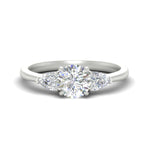 Load image into Gallery viewer, pear-diamond-cathedral-round-cut-engagement-ring-in-white-gold-fdenr9210rorsleep-nl-wg
