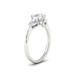 Load image into Gallery viewer, pear-diamond-cathedral-round-cut-engagement-ring-in-white-gold-fdenr9210rorangle2-nl-wg
