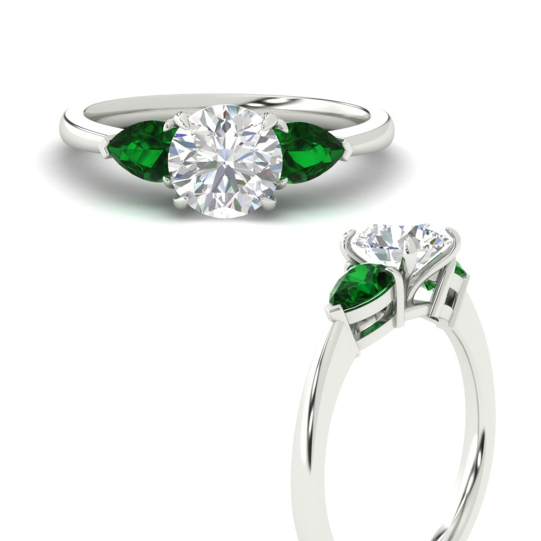 pear-diamond-cathedral-round-cut-engagement-ring-with-emerald-in-white-gold-fdenr9210rorgemgrangle3-nl-wg