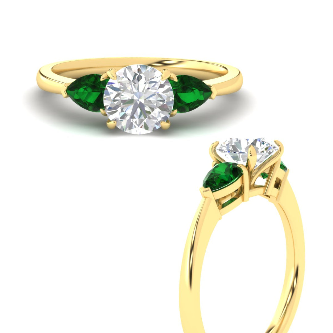 pear-diamond-cathedral-round-cut-engagement-ring-with-emerald-in-yellow-gold-fdenr9210rorgemgrangle3-nl-yg