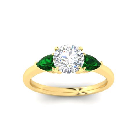 pear-diamond-cathedral-round-cut-engagement-ring-with-emerald-in-yellow-gold-fdenr9210rorgemgrangle5-nl-yg?v=1758024856