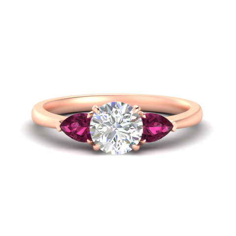pear-diamond-cathedral-round-cut-engagement-ring-with-pink-sapphire-in-rose-gold-fd-enr9210rorgsadrpisleep-nl-rg?v=1758024713