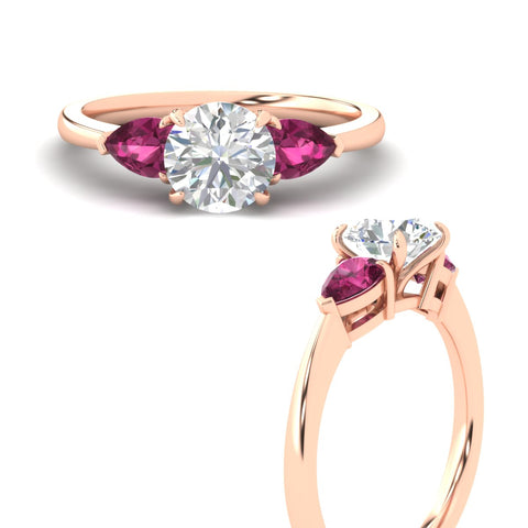pear-diamond-cathedral-round-cut-engagement-ring-with-pink-sapphire-in-rose-gold-fdenr9210rorgsadrpiangle3-nl-rg?v=1758024713