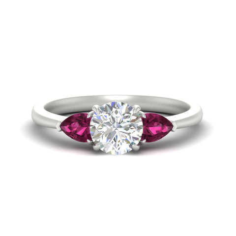 pear-diamond-cathedral-round-cut-engagement-ring-with-pink-sapphire-in-white-gold-fdenr9210rorgsadrpisleep-nl-wg