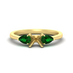 Load image into Gallery viewer, pear-diamond-cathedral-semi-mount-engagement-ring-with-emerald-in-yellow-gold-fdenr9210smgemgrangle2-nl-rg_48022102-fe2e-4fd5-adea-55484778d49cfdenr9210smgemgrangle2-nl-yg_0dad61e2-3e7c-41b2-9fca-ff4c0c90d1fc
