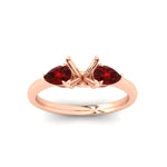 Load image into Gallery viewer, pear-diamond-cathedral-semi-mount-engagement-ring-with-ruby-in-rose-gold-fdenr9210smrgrudrangle5-nl-rg
