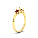 Load image into Gallery viewer, pear-diamond-cathedral-semi-mount-engagement-ring-with-ruby-in-yellow-gold-fdenr9210smrgrudrangle2-nl-yg
