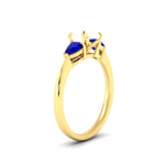 Load image into Gallery viewer, pear-diamond-cathedral-semi-mount-engagement-ring-with-sapphire-in-yellow-gold-fdenr9210smrgsablangle2-nl-yg
