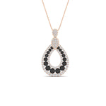 Load image into Gallery viewer, pear-drop-black-diamond-cluster-pendant-in-rose-gold-fdpd11558gblackangle1-nl-rg