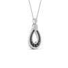 Load image into Gallery viewer, pear-drop-black-diamond-cluster-pendant-in-white-gold-fdpd11558gblackangle3-nl-wg.jpg?v=1771312407