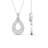 Load image into Gallery viewer, pear-drop-diamond-cluster-pendant-in-white-gold-fdpd11558angle2-nl-wg.jpg?v=1771312407