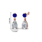 Load image into Gallery viewer, pear-drop-diamond-earring-with-blue-sapphire-in-14K-rose-gold-FDEAR8386GSABL-NL-RG_1080x1080_cb45811e-7249-41ea-b165-31c6bbb73639

