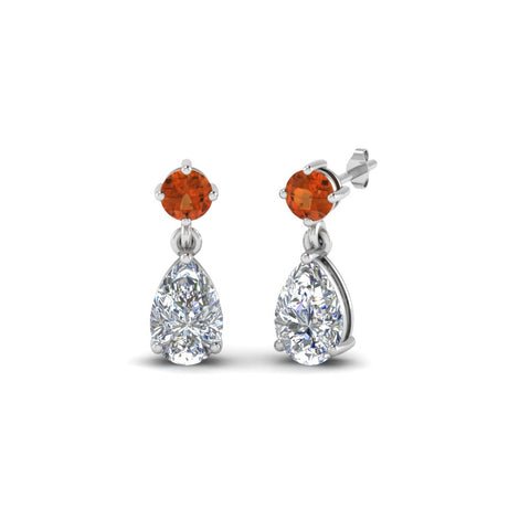 pear-drop-diamond-earring-with-orange-sapphire-in-14K-white-gold-FDEAR8386GSAOR-NL-WG