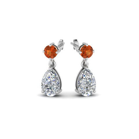 pear-drop-diamond-earring-with-orange-sapphire-in-14K-white-gold-FDEAR8386GSAOR-NL-WG