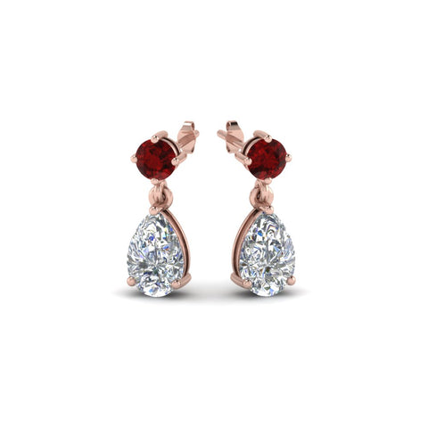 pear-drop-diamond-earring-with-ruby-in-14K-rose-gold-FDEAR8386GRUDR-NL-RG