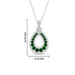 Load image into Gallery viewer, pear-drop-emerald-cluster-pendant-in-white-gold-fdpd11558gemgrangle1-nl-wg-hw.jpg?v=1771312407