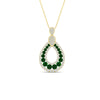 Load image into Gallery viewer, pear-drop-emerald-cluster-pendant-in-yellow-gold-fdpd11558gemgrangle1-nl-yg.jpg?v=1771312407