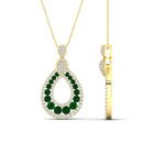 Load image into Gallery viewer, pear-drop-emerald-cluster-pendant-in-yellow-gold-fdpd11558gemgrangle2-nl-yg.jpg?v=1771312407