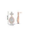 Load image into Gallery viewer, pear-drop-leaf-diamond-double-halo-earrings-in-rose-gold-FDEAR11368-NL-RG