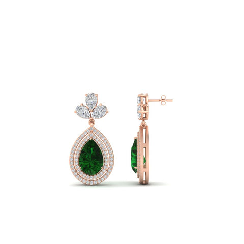 pear-drop-leaf-diamond-double-halo-earrings-with-emerald-in-rose-gold-FDEAR11368GEMGR-NL-RG