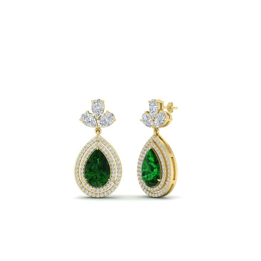 pear-drop-leaf-diamond-double-halo-earrings-with-emerald-in-yellow-gold-FDEAR11368GEMGR-NL-YG