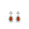 Load image into Gallery viewer, pear-drop-leaf-diamond-double-halo-earrings-with-orange-sapphire-in-white-gold-FDEAR11368GSAOR-NL-WG