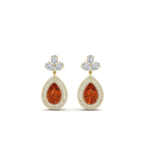 pear-drop-leaf-diamond-double-halo-earrings-with-orange-sapphire-in-yellow-gold-FDEAR11368GSAOR-NL-YG