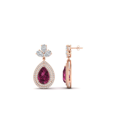 pear-drop-leaf-diamond-double-halo-earrings-with-pink-sapphire-in-rose-gold-FDEAR11368GSADRPI-NL-RG