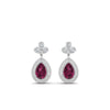 Load image into Gallery viewer, pear-drop-leaf-diamond-double-halo-earrings-with-pink-sapphire-in-white-gold-FDEAR11368GSADRPI-NL-WG