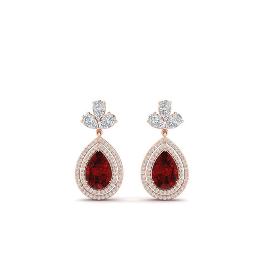 pear-drop-leaf-diamond-double-halo-earrings-with-ruby-in-rose-gold-FDEAR11368GRUDR-NL-RG