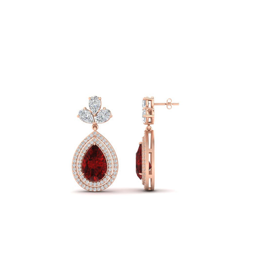 pear-drop-leaf-diamond-double-halo-earrings-with-ruby-in-rose-gold-FDEAR11368GRUDR-NL-RG