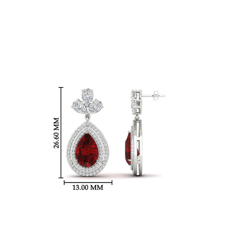 pear-drop-leaf-diamond-double-halo-earrings-with-ruby-in-white-gold-FDEAR11368GRUDR-NL-WG