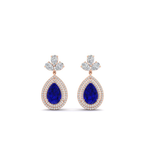 pear-drop-leaf-diamond-double-halo-earrings-with-sapphire-in-rose-gold-FDEAR11368GSABL-NL-RG