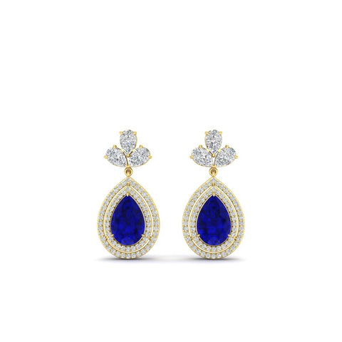 pear-drop-leaf-diamond-double-halo-earrings-with-sapphire-in-yellow-gold-FDEAR11368GSABL-NL-YG