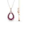 Load image into Gallery viewer, pear-drop-pink-sapphire-cluster-pendant-in-rose-gold-fdpd11558gsadrpiangle2-nl-rg.jpg?v=1771312406