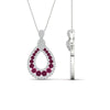 Load image into Gallery viewer, pear-drop-pink-sapphire-cluster-pendant-in-white-gold-fdpd11558gsadrpiangle2-nl-wg.jpg?v=1771312406