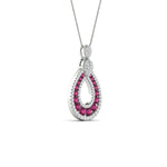 Load image into Gallery viewer, pear-drop-pink-sapphire-cluster-pendant-in-white-gold-fdpd11558gsadrpiangle3-nl-wg.jpg?v=1771312407