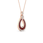 Load image into Gallery viewer, pear-drop-ruby-cluster-pendant-in-rose-gold-fdpd11558grudrangle3-nl-rg.jpg?v=1771312407