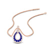 Load image into Gallery viewer, pear-drop-sapphire-cluster-pendant-in-rose-gold-fdpd11558gsabl-nl-rg.jpg?v=1771312406
