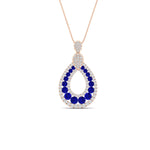 Load image into Gallery viewer, pear-drop-sapphire-cluster-pendant-in-rose-gold-fdpd11558gsablangle1-nl-rg.jpg?v=1771312407