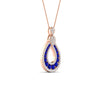 Load image into Gallery viewer, pear-drop-sapphire-cluster-pendant-in-rose-gold-fdpd11558gsablangle3-nl-rg.jpg?v=1771312407