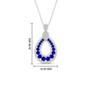 Load image into Gallery viewer, pear-drop-sapphire-cluster-pendant-in-white-gold-fdpd11558gsablangle1-nl-wg-hw.jpg?v=1771312406