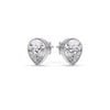 Load image into Gallery viewer, Half Carat Diamond Pear Drop Stud Bezel Earring