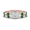 Load image into Gallery viewer, pear-emerald-floating-marquise-accent-ring-with-eternity-wedding-band-in-rose-gold-FDEWB9398PEGEMGR-NL-RG.jpg?v=1758802108